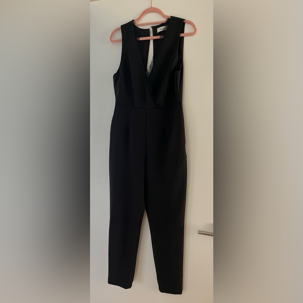 Black fitted romper